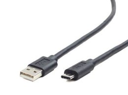 Kabel GEMBIRD CCP-USB2-AMCM-6 (USB 2.0 M - USB typu C M; 1,8m; kolor czarny) GEMBIRD