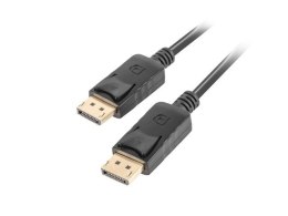 Kabel Lanberg CA-DPDP-10CC-0018-BK (DisplayPort Męski - DisplayPort Męski; 1,8m; czarny) Lanberg