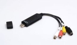 Kabel Media tech MT4169 (S-Video F - USB M; 0,20m; kolor czarny) Media tech