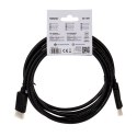 Kabel SAVIO CL-137 (DisplayPort M - DisplayPort M; 3m; kolor czarny) SAVIO