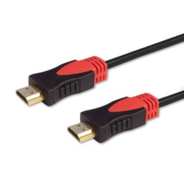 Kabel SAVIO CL-95 (HDMI M - HDMI M; 1,5m; kolor czarny) SAVIO