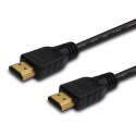 Kabel SAVIO cl-01 (HDMI - HDMI ; 1,5m; kolor czarny) SAVIO