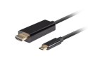 LANBERG KABEL USB-C(M)->HDMI(M) 3M 4K 60HZ CZARNY CA-CMHD-10CU-0030-BK Lanberg