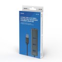 SAVIO AK-58 3-PORTOWY HUB USB-A Z ADAPTEREM RJ-45 SAVIO