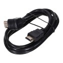 SAVIO KABEL HDMI V2.0 KĄTOWY 4K OFC CZARNY, ZŁOTE KOŃCÓWKI, ETHERNET/3D 1,5M CL-108 SAVIO