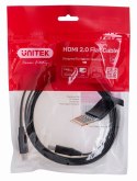 UNITEK KABEL HDMI 2.0 4K60HZ, PŁASKI, 2M, C11063BK-2M UNITEK