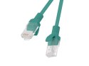 Kabel Patchcord Lanberg PCU5-10CC-0150-G (RJ45 - RJ45 ; 1,5m; UTP; kat. 5e; kolor zielony) Lanberg