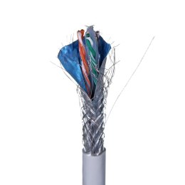 Kabel sieciowy Lanberg LCS6-11CU-0305-S (S/FTP; 305m; kat. 6; kolor szary) Lanberg