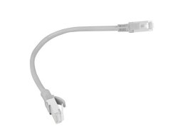 Patchcord UTP Lanberg PCU5-10CC-0025-S (RJ45 - RJ45 ; 0,25m; UTP; kat. 5e; kolor szary) Lanberg