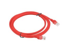 Patchcord UTP Lanberg PCU5-10CC-0200-R (RJ45 - RJ45 ; 2m; UTP; kat. 5e; kolor czerwony) Lanberg