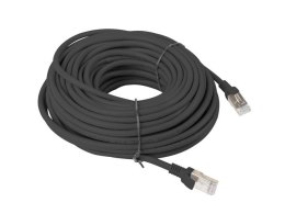 Patchcord UTP Lanberg PCU5-10CC-2000-BK (RJ45 - RJ45 ; 20m; UTP; kat. 5e; kolor czarny) Lanberg