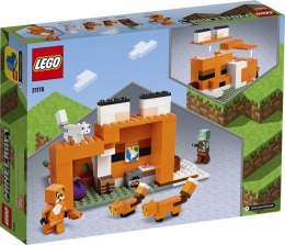 LEGO Minecraft 21178 Siedlisko lisów Lego