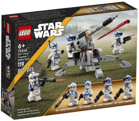 LEGO Star Wars 75345 Zestaw bitewny - żołnierze-klony z 501. legionu Lego