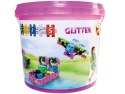 Klocki konstrukcyjne CLICS - Zestaw 175 el. (8w1) GLITTER CLICS