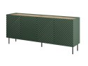 Komoda 4D2SZ ONDA 200x45xH85 zieleń Cama MEBLE