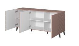 Komoda NOVA 155x40x72 róż mat Cama MEBLE