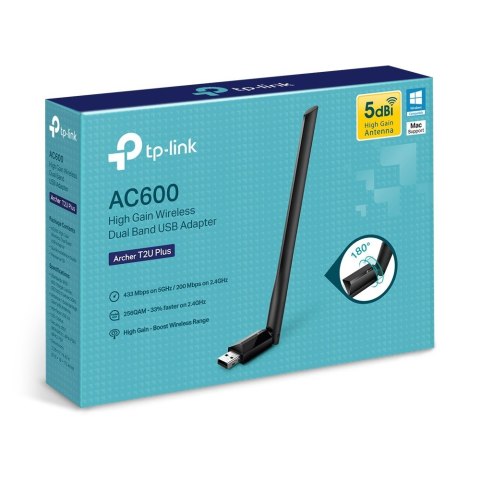 Karta sieciowa TP-LINK ARCHER T2U PLUS (USB 2.0) TP-LINK