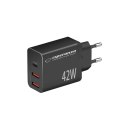 ESPERANZA ŁADOWARKA SIECIOWA 42W USB-C PD 30W / 2X USB-A 12W EZC106K Esperanza