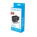 ESPERANZA ŁADOWARKA SIECIOWA 42W USB-C PD 30W / 2X USB-A 12W EZC106K Esperanza