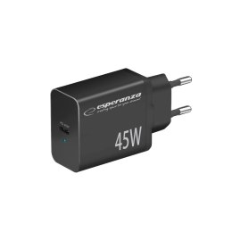 ESPERANZA ŁADOWARKA SIECIOWA 45W USB-C PD EZC108K Esperanza