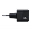 GREEN CELL ŁADOWARKA USB-C GAN GC POWERGAN 33W PD 3.0 QC 3.0 USB-C CZARNA Green Cell