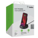 Ładowarka bezprzewodowa Belkin BoostCharge Wireless Charging Stand Qi-compatible 15W + QC 3.0 24W Wall Charger Black Belkin