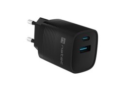 NATEC ŁADOWARKA RIBERA GAN 1X USB-A + 1X USB-C 30W CZARNA NUC-2141 NATEC