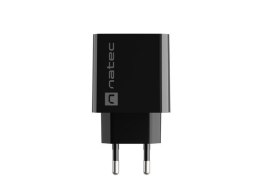 NATEC ŁADOWARKA SIECIOWA RIBERA USB-A + USB-C 20W POWER DELIVERY CZARNA NUC-2062 NATEC