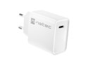 NATEC ŁADOWARKA SIECIOWA RIBERA USB-C 20W POWER DELIVERY BIAŁA NUC-2059 NATEC