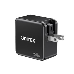 UNITEK ŁADOWARKA GAN, PD 65W 2X USB-C, USB-A UNITEK