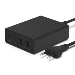 Ładowarka Belkin BoostCharge Pro 4-Port 2xUSB-C PD 3.0 + 2xUSB-A GaN Charger 108W Black Belkin