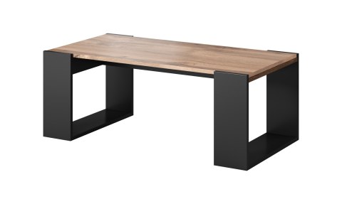 Ława/Stolik WOOD 120x55x46 dąb wotan + antracyt Cama MEBLE