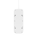 Listwa zasilająca Belkin Power Surge 6-PORT + 1xUSB-A +1xUSB-C 2.4A PD 650J 2m White Schuko Belkin