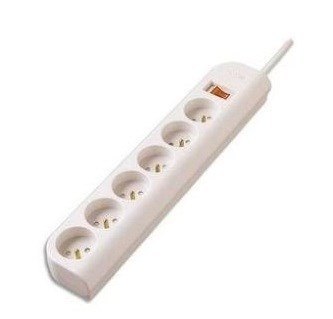 Listwa zasilająca Belkin Power Surge 6-PORT 476J 1m White Belkin