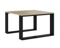 Stolik MODERN MINI 67x67xH40 sonoma/czarny TOP E SHOP