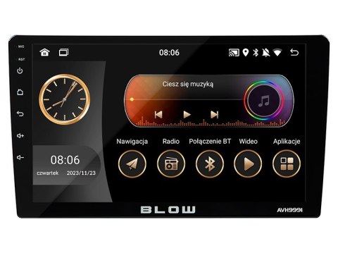 BLOW RADIO AVH-9991 1DIN 9" ANDROID/WIFI/GPS/ CARP BLOW