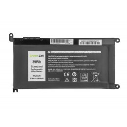 GREEN CELL BATERIA DE150 WDX0R WDXOR DO DELL INSPIRON 13 5378 5379 14 5482 15 5568 5578 5579 7560 7570 17 5770 3400MAH 11.4V Green Cell