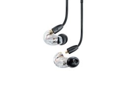 Shure SE215DYCL+UNI-EFS - Słuchawki douszne AONIC215 z pojedynczym przetwornikiem i kablem 3.5mm (przezroczyste) SHURE