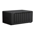 NAS Synology DS1823xs+; Tower; 8x (3.5" SATA HDD/2.5" SATA SSD); AMD Ryzen V1780B, 8 GB DDR4 ECC SODIMM (max. 32GB), 2x 1GbE RJ- Synology