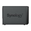 NAS Synology DS223; Tower; 2x (3.5" SATA HDD)/2.5" HDD SSD); Realtek RTD1619B;,2GB DDR4, 1x 1GbE RJ-45 Synology