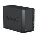 NAS Synology DS223; Tower; 2x (3.5" SATA HDD)/2.5" HDD SSD); Realtek RTD1619B;,2GB DDR4, 1x 1GbE RJ-45 Synology