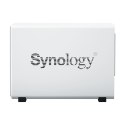 NAS Synology DS223j; Tower; 2x (3.5" SATA HDD); Realtek RTD1619B; ,1 GB DDR4, 1x 1GbE RJ-45 Synology