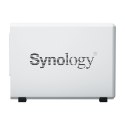 NAS Synology DS223j; Tower; 2x (3.5" SATA HDD); Realtek RTD1619B; ,1 GB DDR4, 1x 1GbE RJ-45 Synology