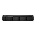 NAS Synology RS1221+, 2U RACK, 8x (3.5" SATA HDD/2.5" SATA HDD), AMD Ryzen V1500B, 4 GB DDR4 ECC SODIMM, 4x 1GbE RJ-45 Synology