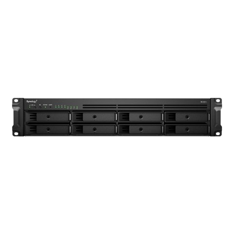 NAS Synology RS1221+, 2U RACK, 8x (3.5" SATA HDD/2.5" SATA HDD), AMD Ryzen V1500B, 4 GB DDR4 ECC SODIMM, 4x 1GbE RJ-45 Synology