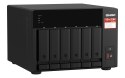 Zestaw Qnap TS-673A-SW5T (TS-673A-8G + switch QSW-1105-5T 5x2.5GbE), Tower, 6 x 2.5"/3.5" SATA, AMD Ryzen V1500B 4C/8T, 8GB DDR4 QNAP