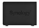 NAS Synology DS124; Tower; 1x (3.5" SATA HDD); Realtek RTD1619B; ,1GB DDR4, 1x 1GbE RJ-45 Synology