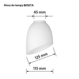 Klosz do lampy BENITA Activejet