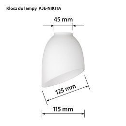 Klosz do lampy NIKITA Activejet