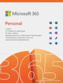 Microsoft 365 Personal PL (1 osoba.; 5 urządzeń ; 12 miesięcy; wersja fizyczna; Polska) (QQ2-01752) Microsoft